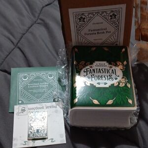 Fantastical Forests Book Pot And Storybook Setting Magnet -Illumicrate Bundle